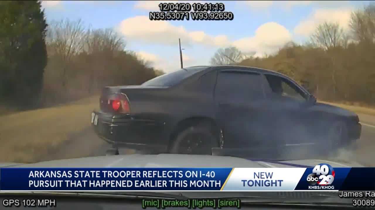 Arkansas State Trooper Reflects On Pursuit That Ended In Near Head-on ...