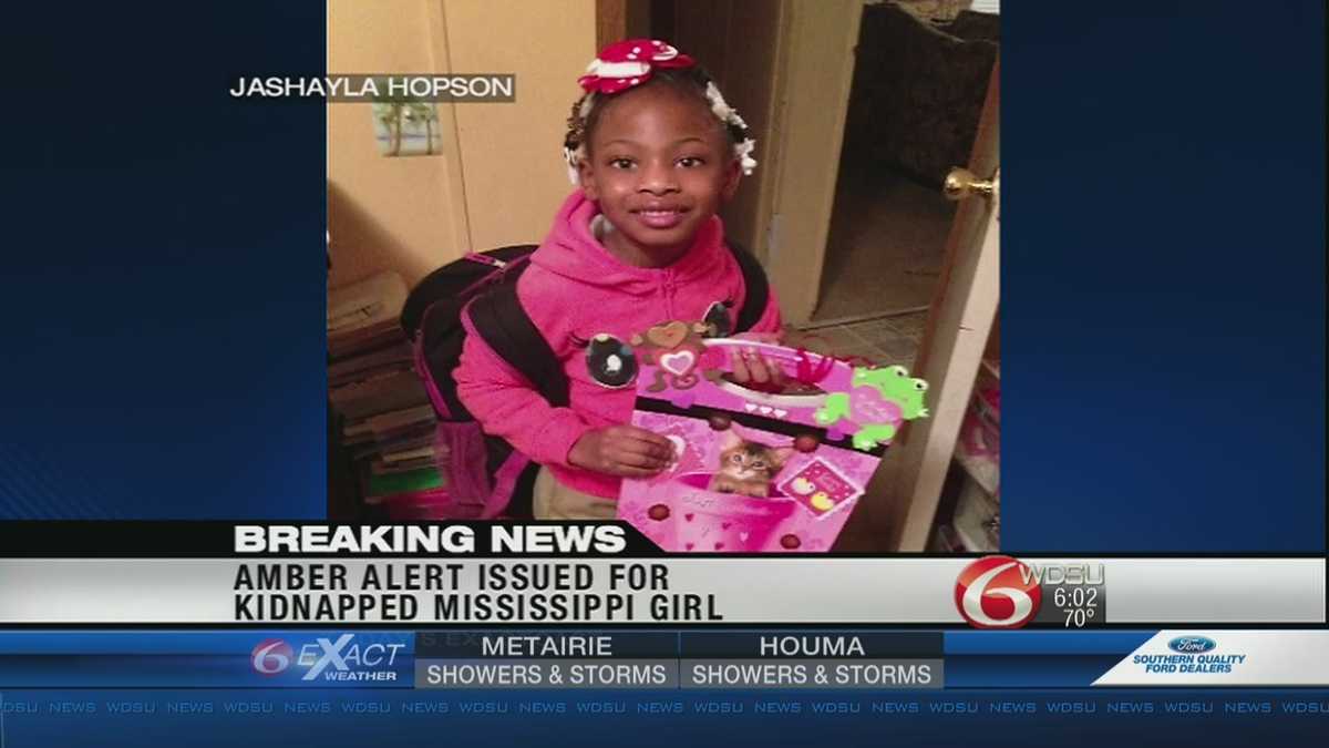 AMBER Alert issued for kidnapped Mississippi girl