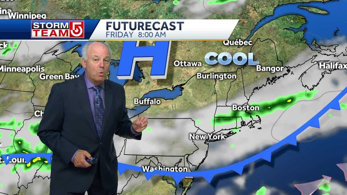 Video: Dramatic cool down after one more hot day