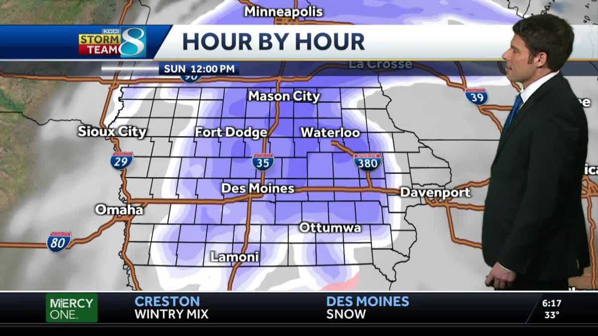 Snow, ice on the way Sunday - KCCI