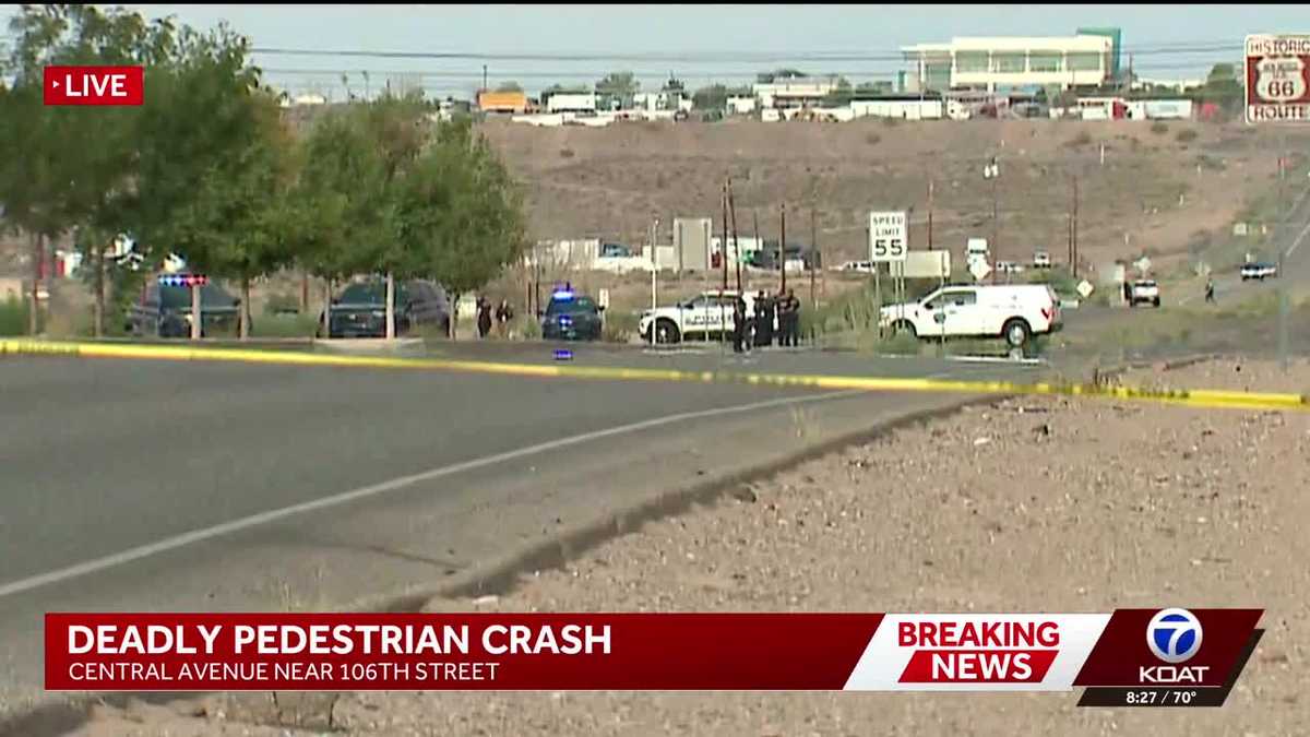 Deadly pedestrian crash closes part of Central Avenue in Albuquerque