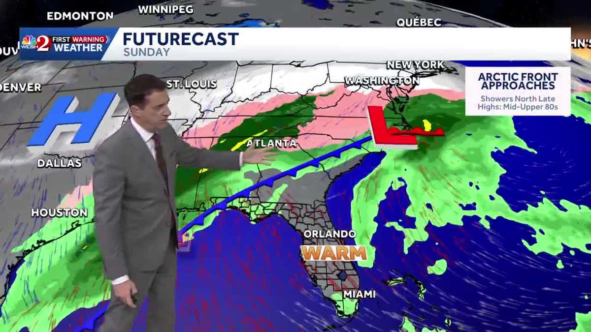 Major Winter Storm Up North and record heat possible Sunday! 1.23.26