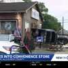 Vehicle smashes through front of convenience store near Rankin Bridge