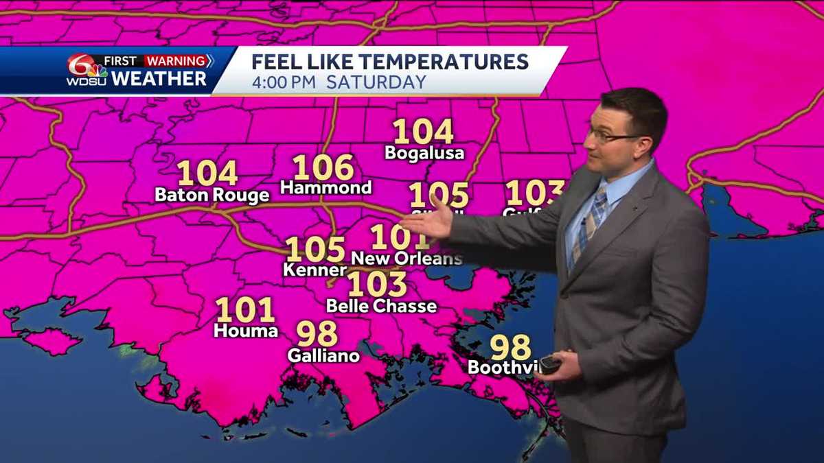 Hot weekend ahead and better rain chances next week