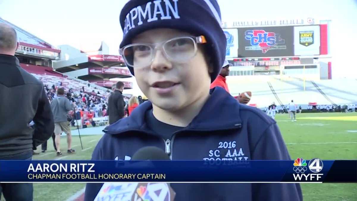 Chapman High School football team honored a boy who beat incredible