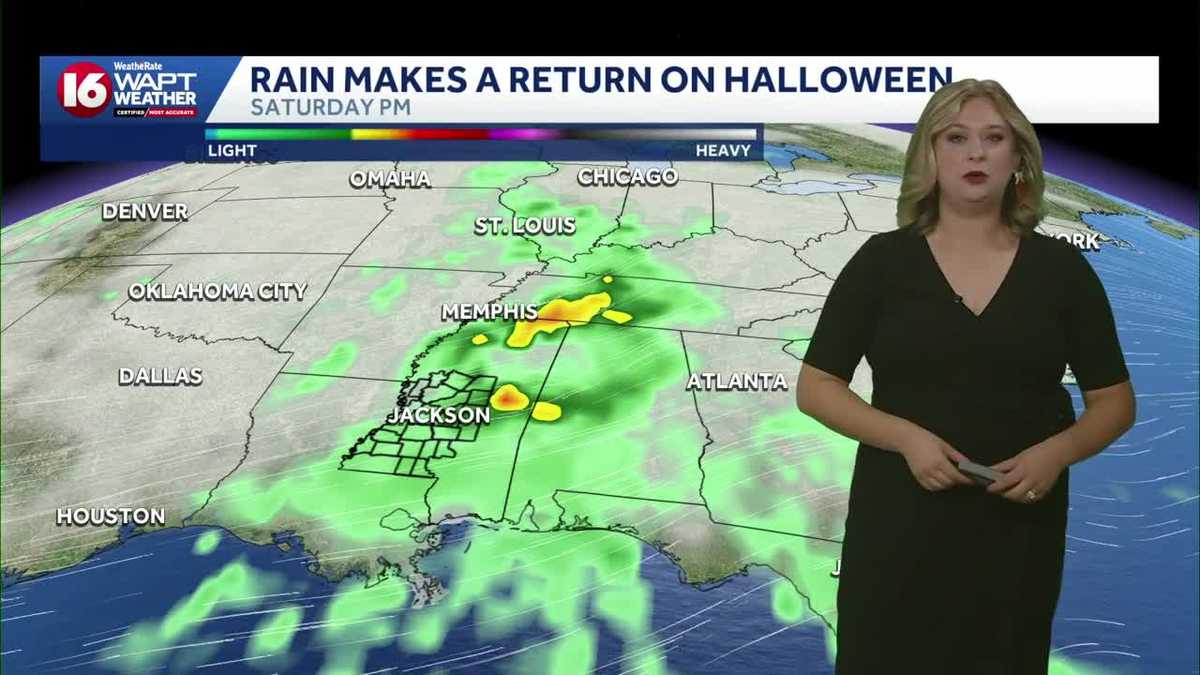 Rain could interrupt Halloween plans