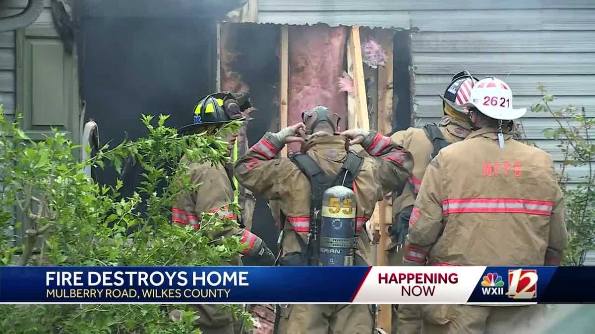 Fire destroys Wilkes Co. home