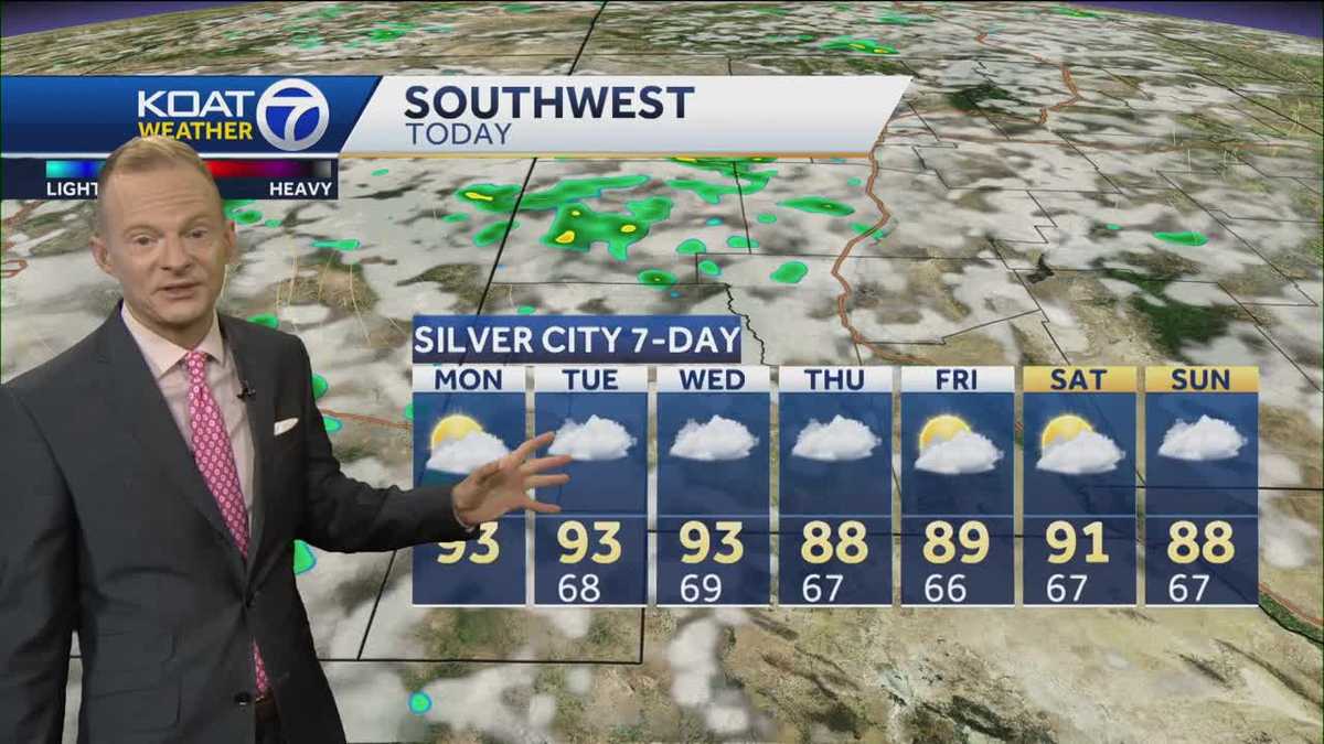 Summertime heat returns with storm chances