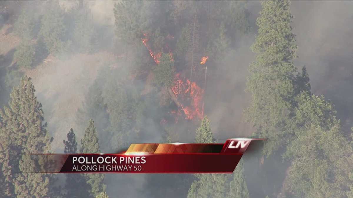 Fire closes Highway 50 from Pollock Pines to Meyers