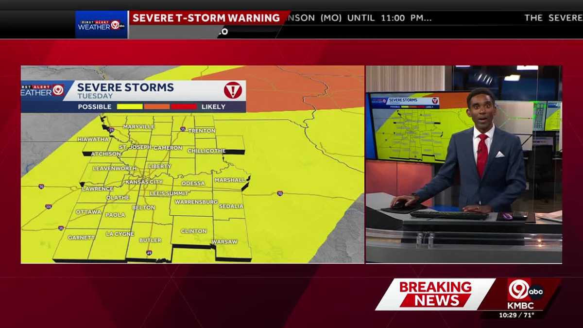 Kansas City weather stays active with storm chances Tuesday, Wednesday