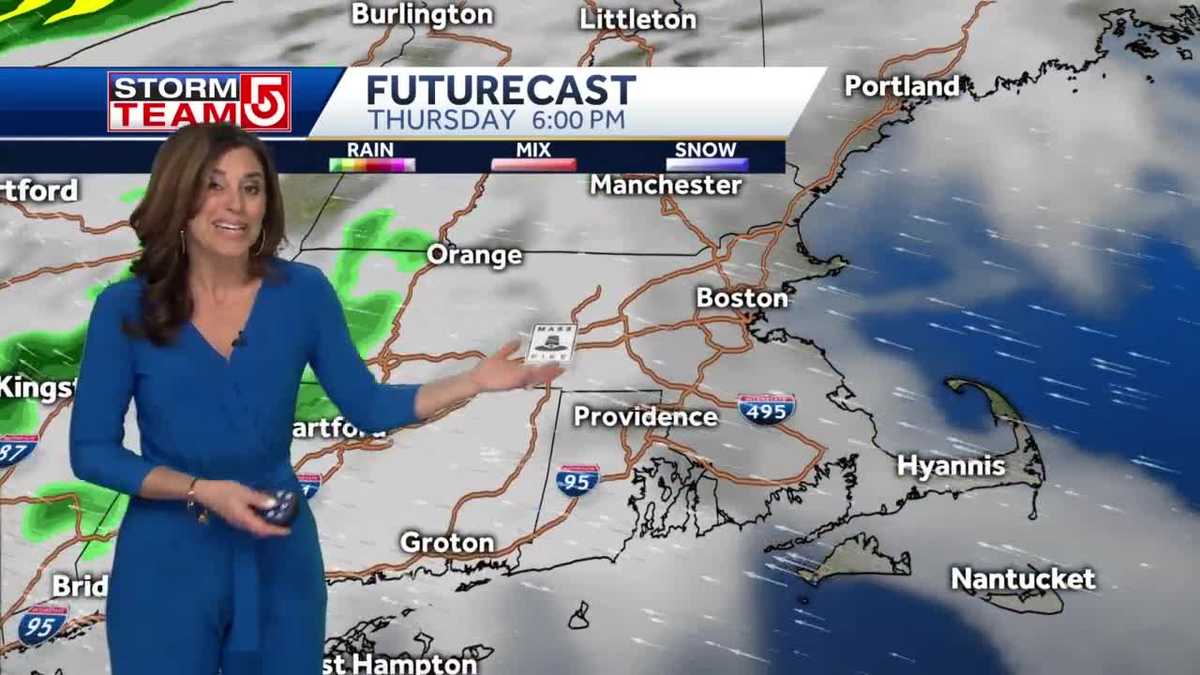 Video: Sunny, dry day before more rain moves in