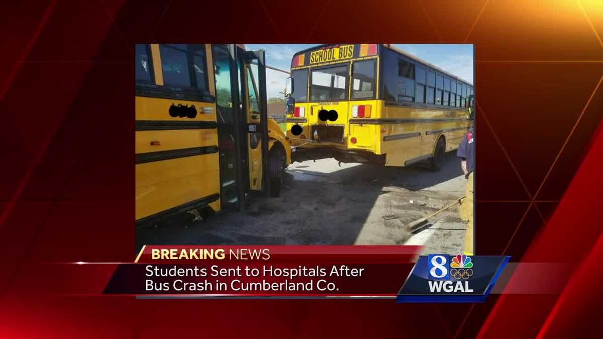 Some students sent to hospital after bus crash