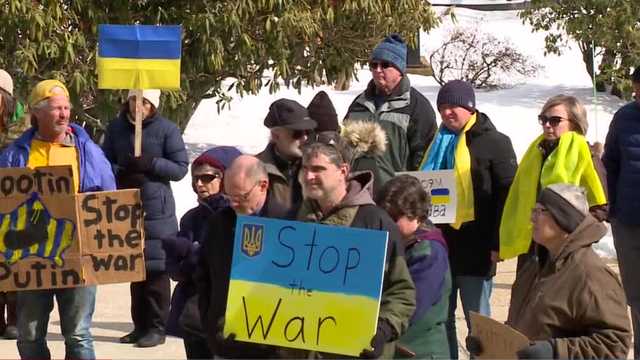 Rally held in support for Ukraine at NH State House - Vimarsana News