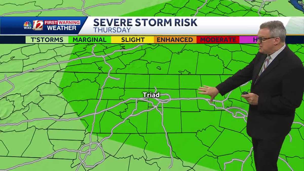 WATCH: Hot and humid Wednesday, severe storm risk Thursday