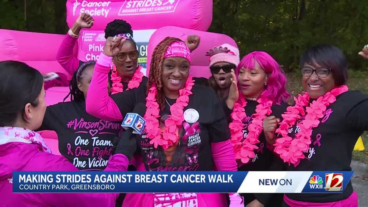 'This place to me is hope:' Triad survivors reflect on annual breast cancer walk
