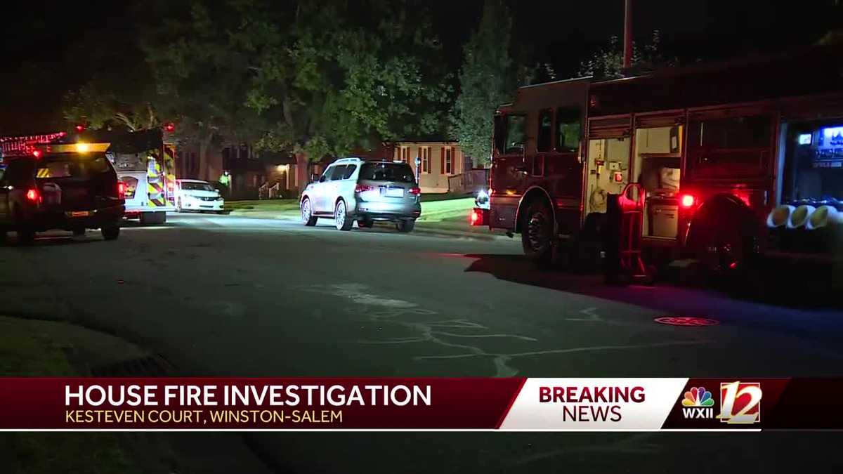 Winston-Salem house damaged after fire, residents report hearing explosion