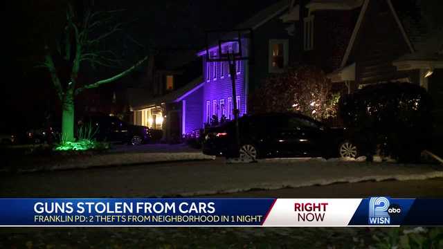 Guns stolen from vehicles in Franklin neighborhood - Vimarsana News