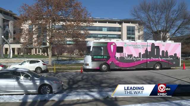 Stowers Institute brings mobile mammogram bus to employees to increase early detection of breast cancer