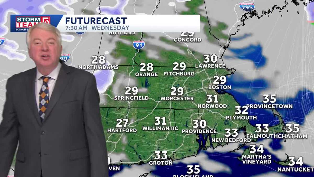 Video: Cold temps before Tuesday evening snow