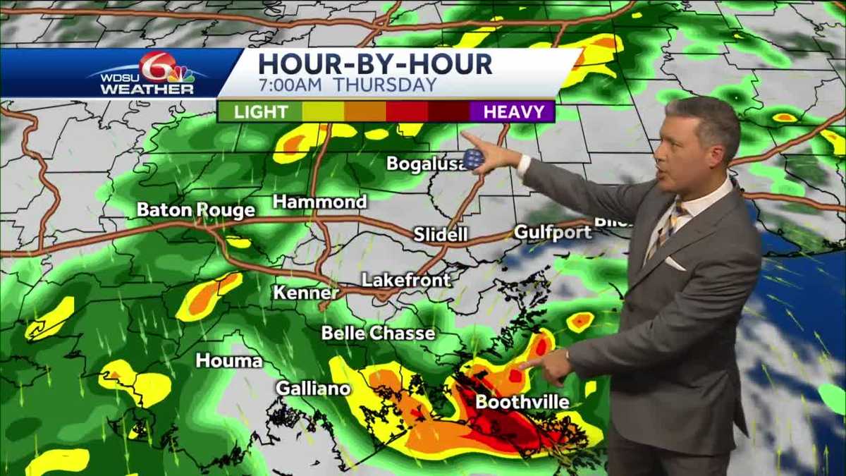 New Orleans coastal storm flooding heavy rain forecast