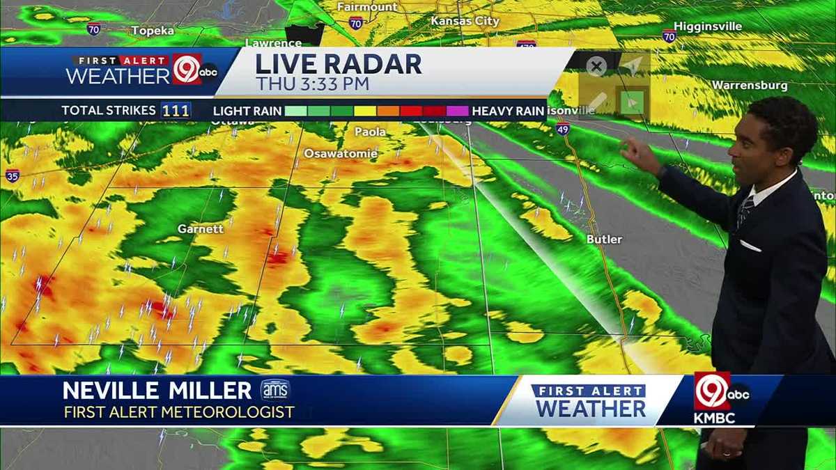 Scattered storms Thursday night, severe risk on Friday