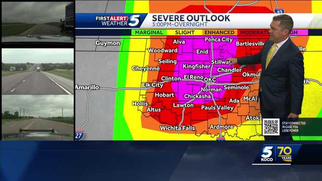 Oklahoma to see high risk of storms with possible tornadoes - Vimarsana News