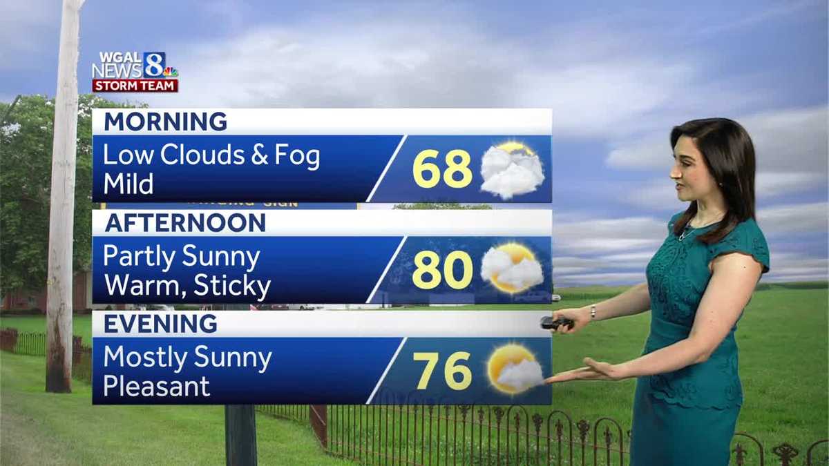 Morning fog, then partly sunny; stretch of 80s ahead in south-central ...