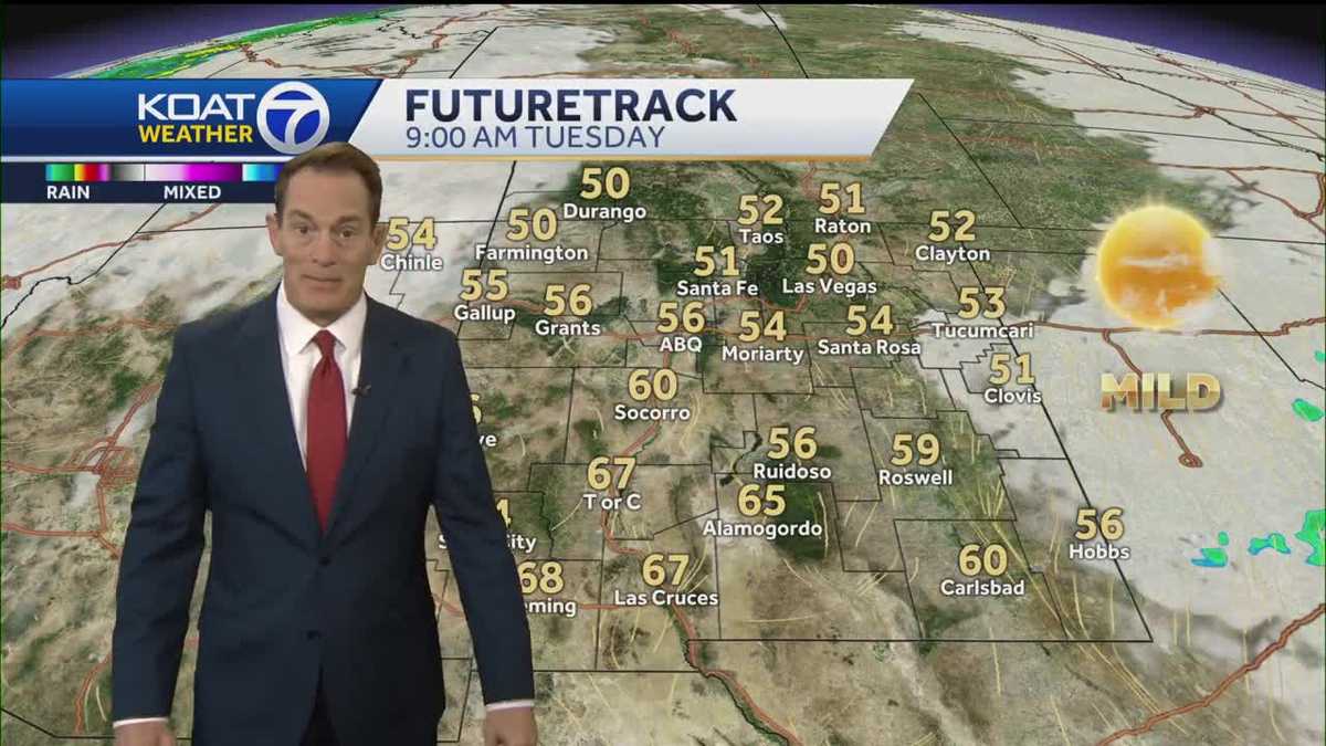 One more mild and dry day before a chance at rain and snow arrives for ...