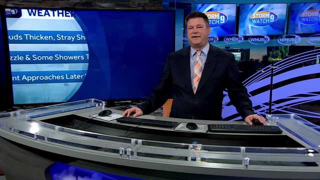 NH forecast video: Clouds thicken Monday with highs near 50