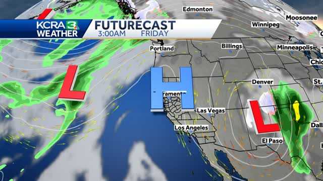 Sunny and mild followed by rain chances for Northern California