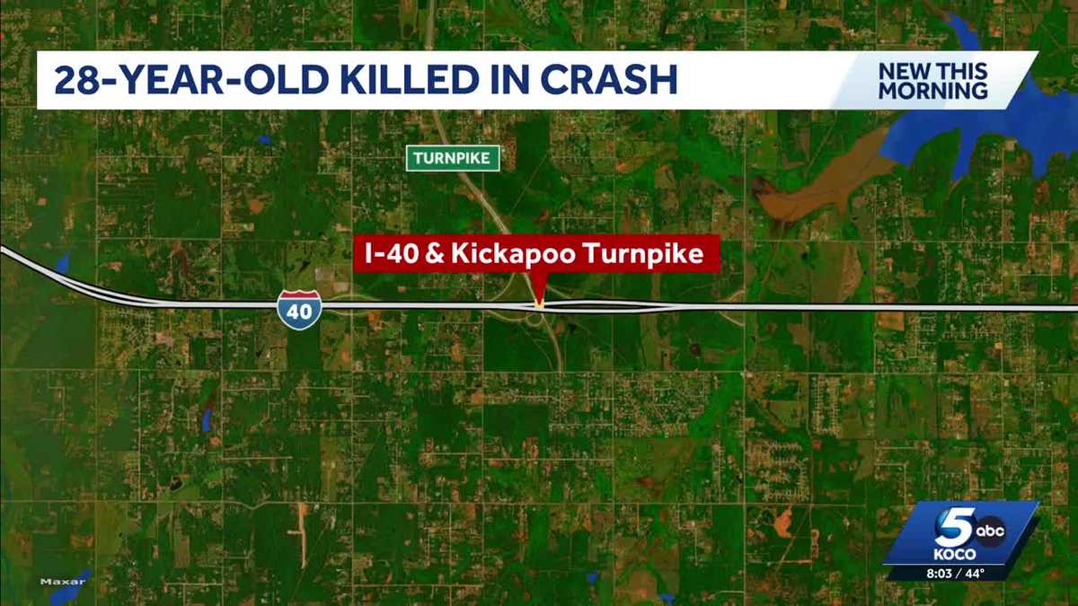 OHP: 28-year-old man killed in crash on I-40 in Oklahoma County