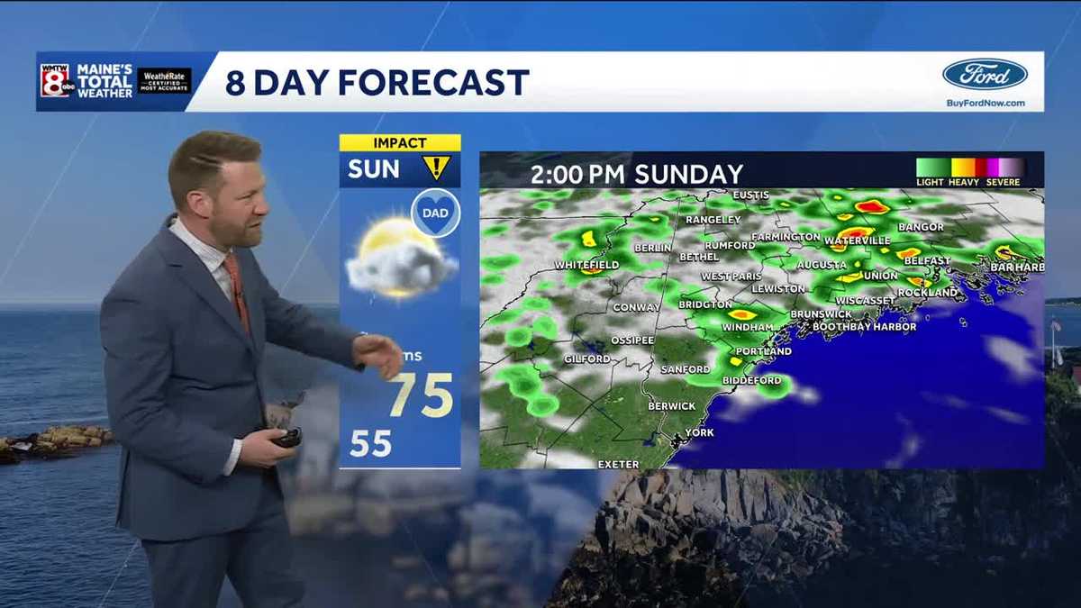 T-storms in Maine could impact your Father's Day plans
