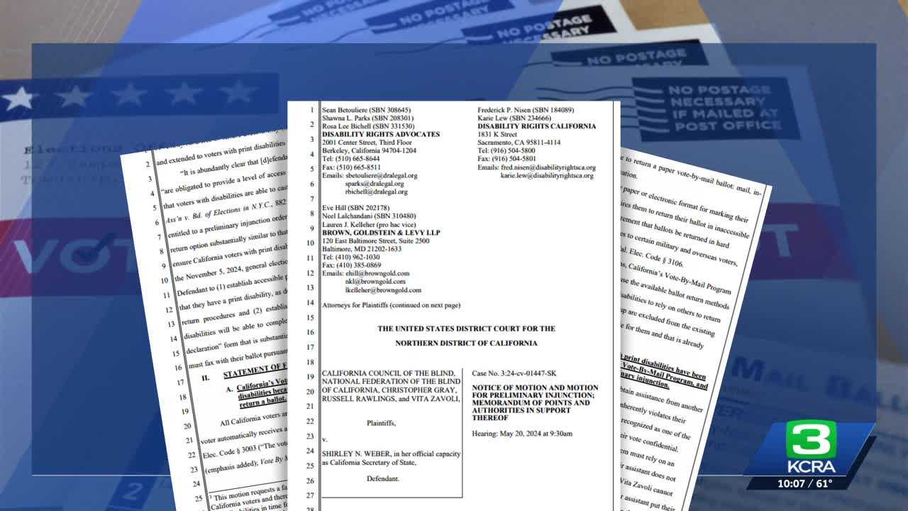 California files motion to dismiss federal lawsuit over voter rolls