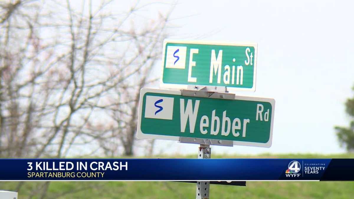 South Carolina: 3 people killed in Upstate crash