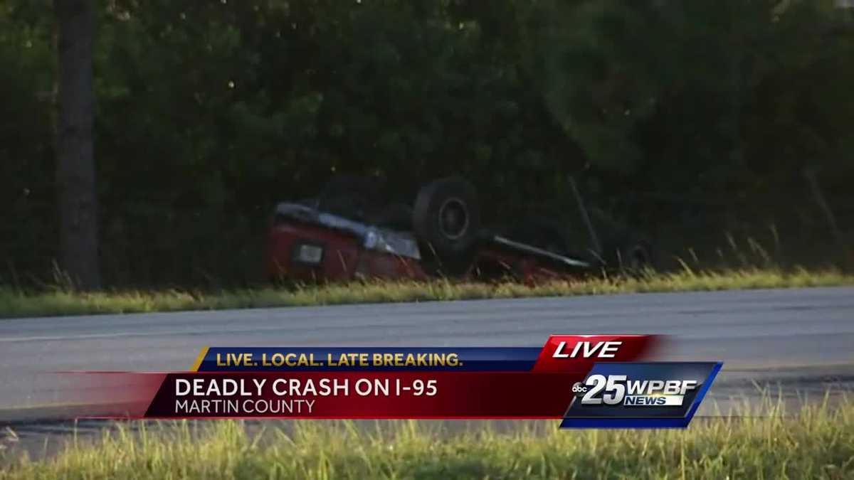 Deadly crash on I95 in Hobe Sound