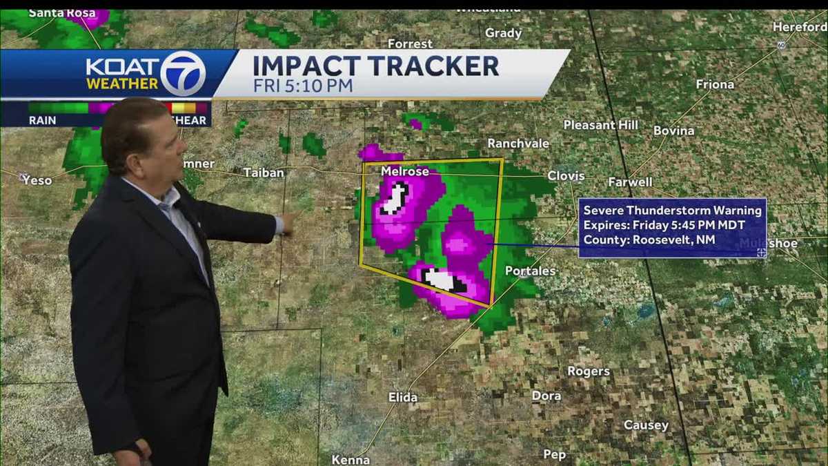 Warmer weekend with severe storms for eastern New Mexico