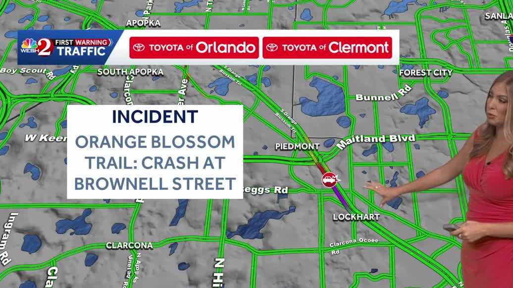 Major crash shuts down Orange Blossom Trail in Apopka at SR-414