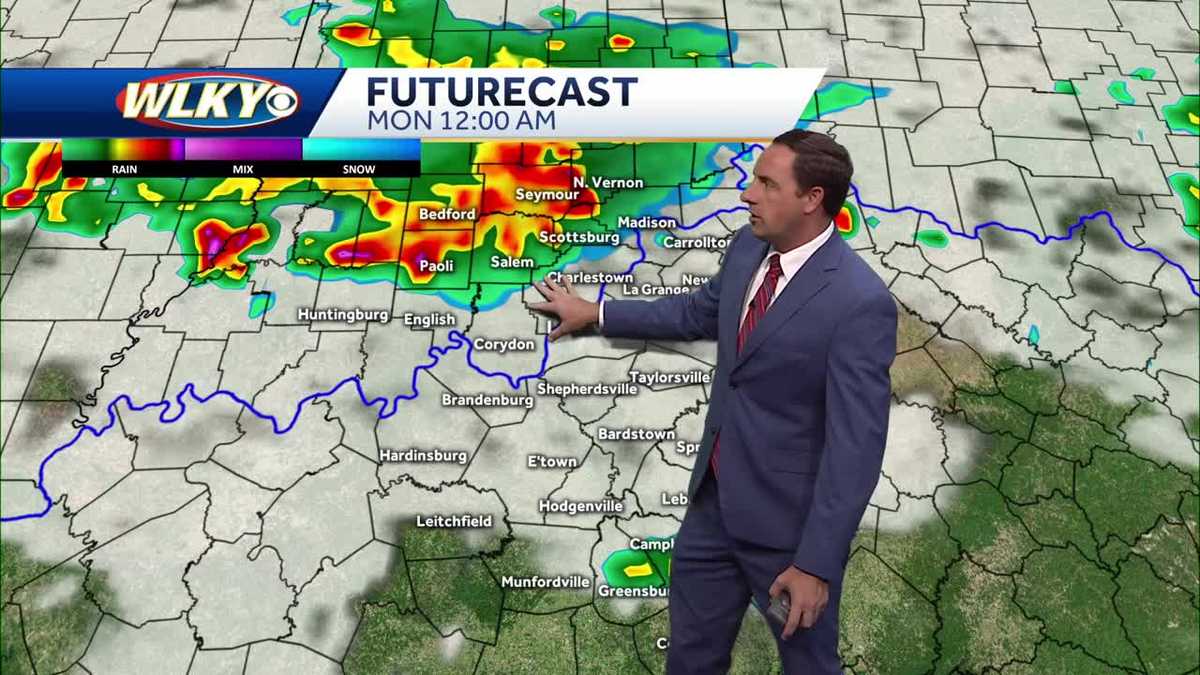 Scattered Storms Return Sunday Night