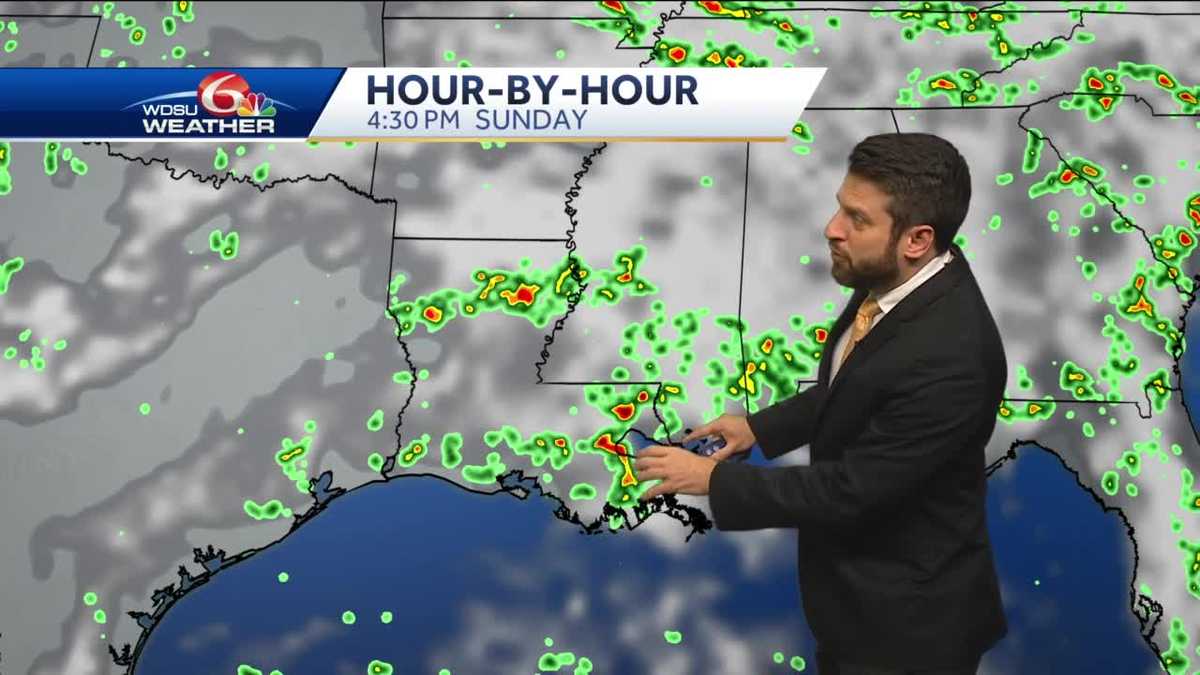 Rain and storms remain possible through the rest of the weekend