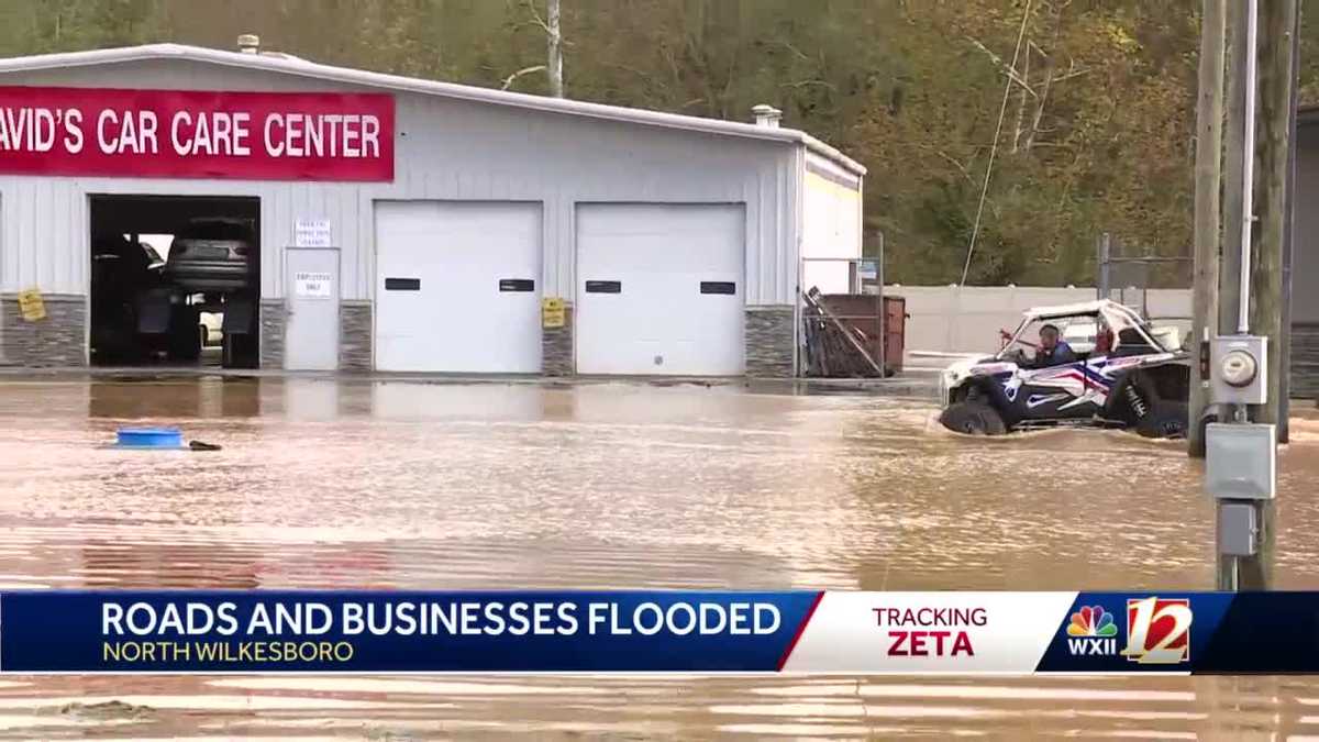 North Wilkesboro flooding damages businesses, brings community out to
