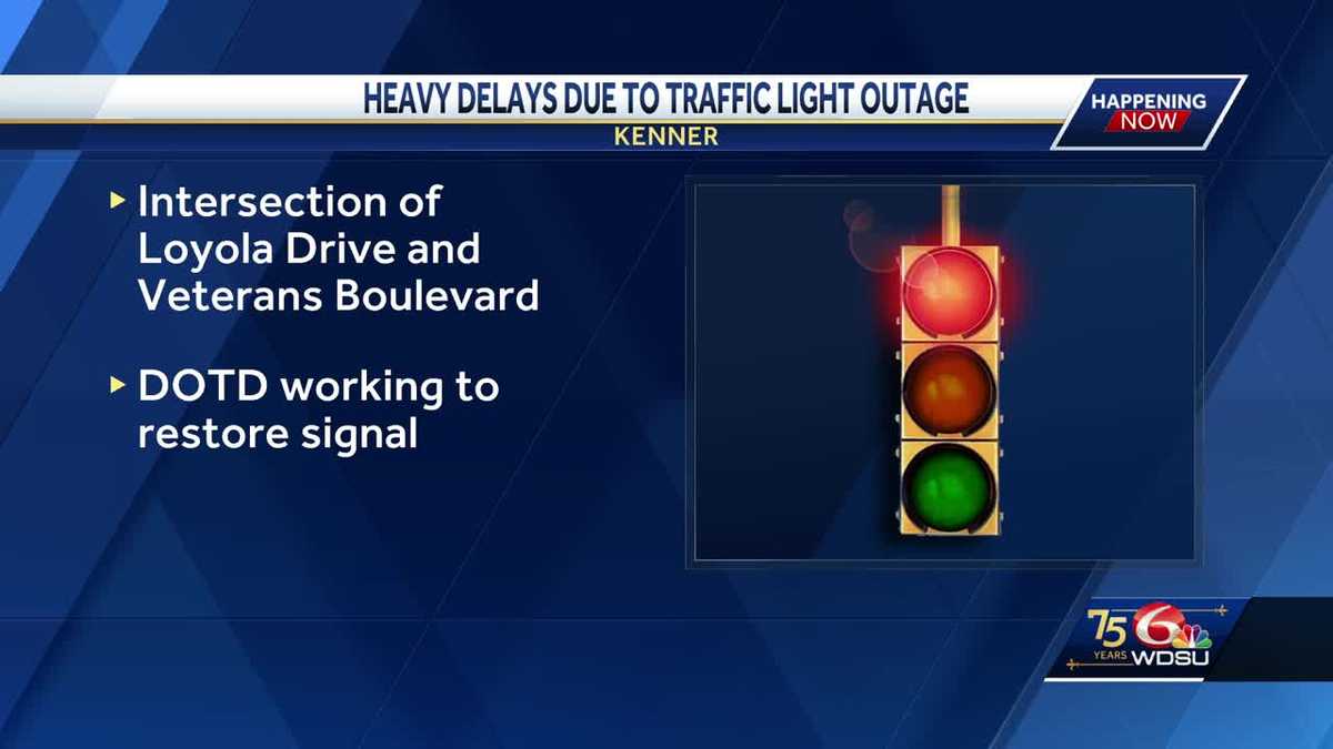 Louisiana DOTD restores traffic signals in Kenner