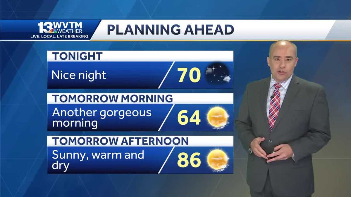 One more cool night before the heat returns