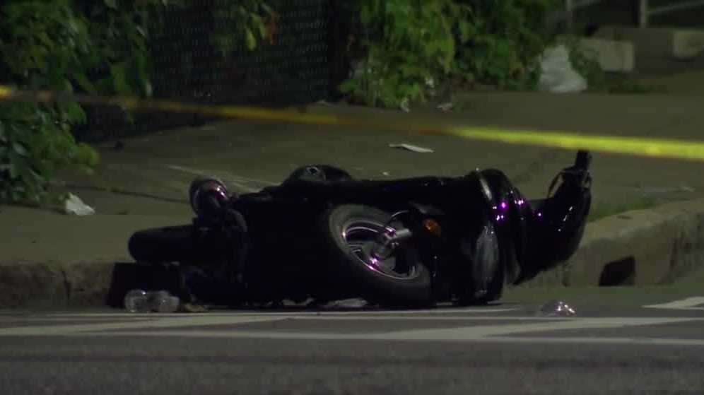 Motorcycle crash under investigation in Boston
