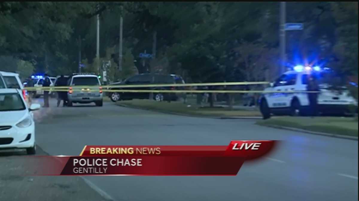 One person arrested after early-morning police chase ends in Gentilly