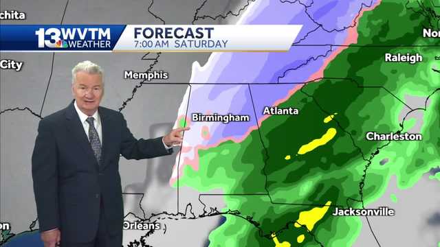 Alabama snow this weekend Bham al winter weather - Vimarsana News