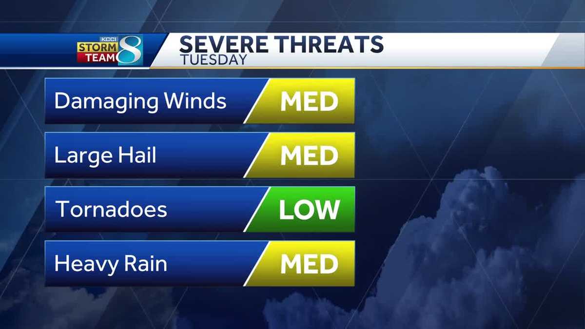 Iowa weather: Storm chances return to Des Moines