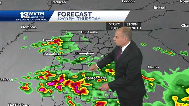 More strong storms likely across Alabama this week