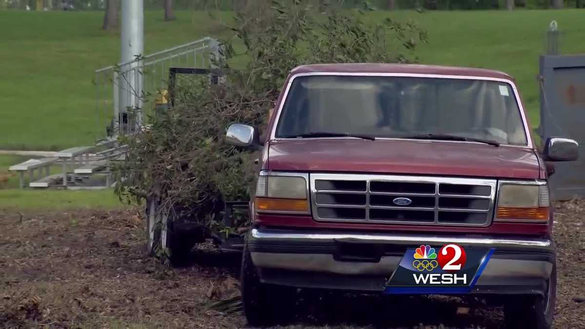 Debris pickup begins throughout Central Florida