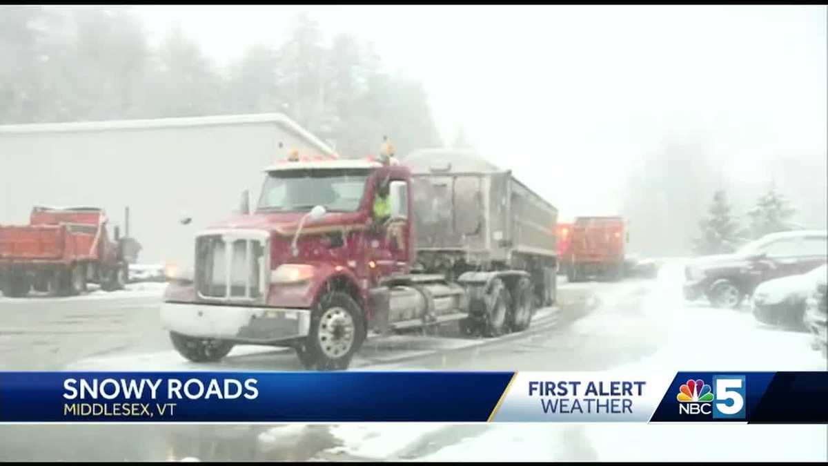 VTrans plow crews continue to clear snowy, slushy streets