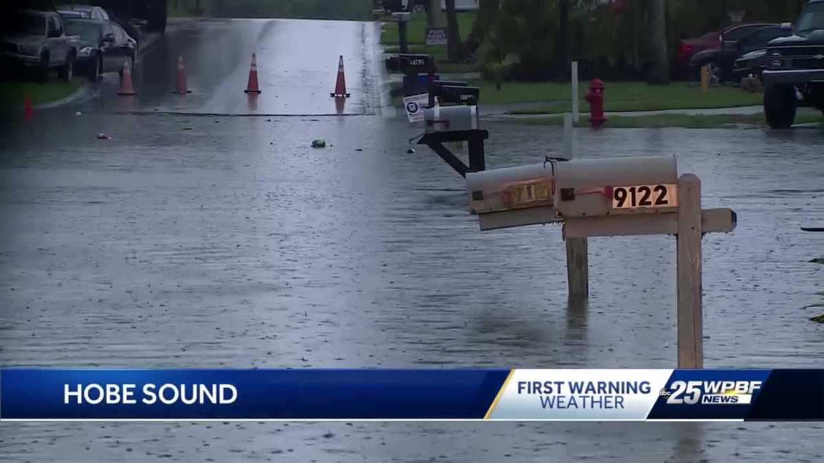 Hobe Heights flooding water contaminated with raw sewage